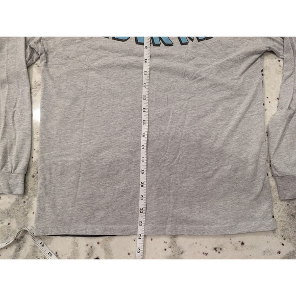 Spiderman Gray/Blue AOP Youth XL Fits Womens Petite S Cartoon Kidcore Nostalgia - Picture 3 of 6